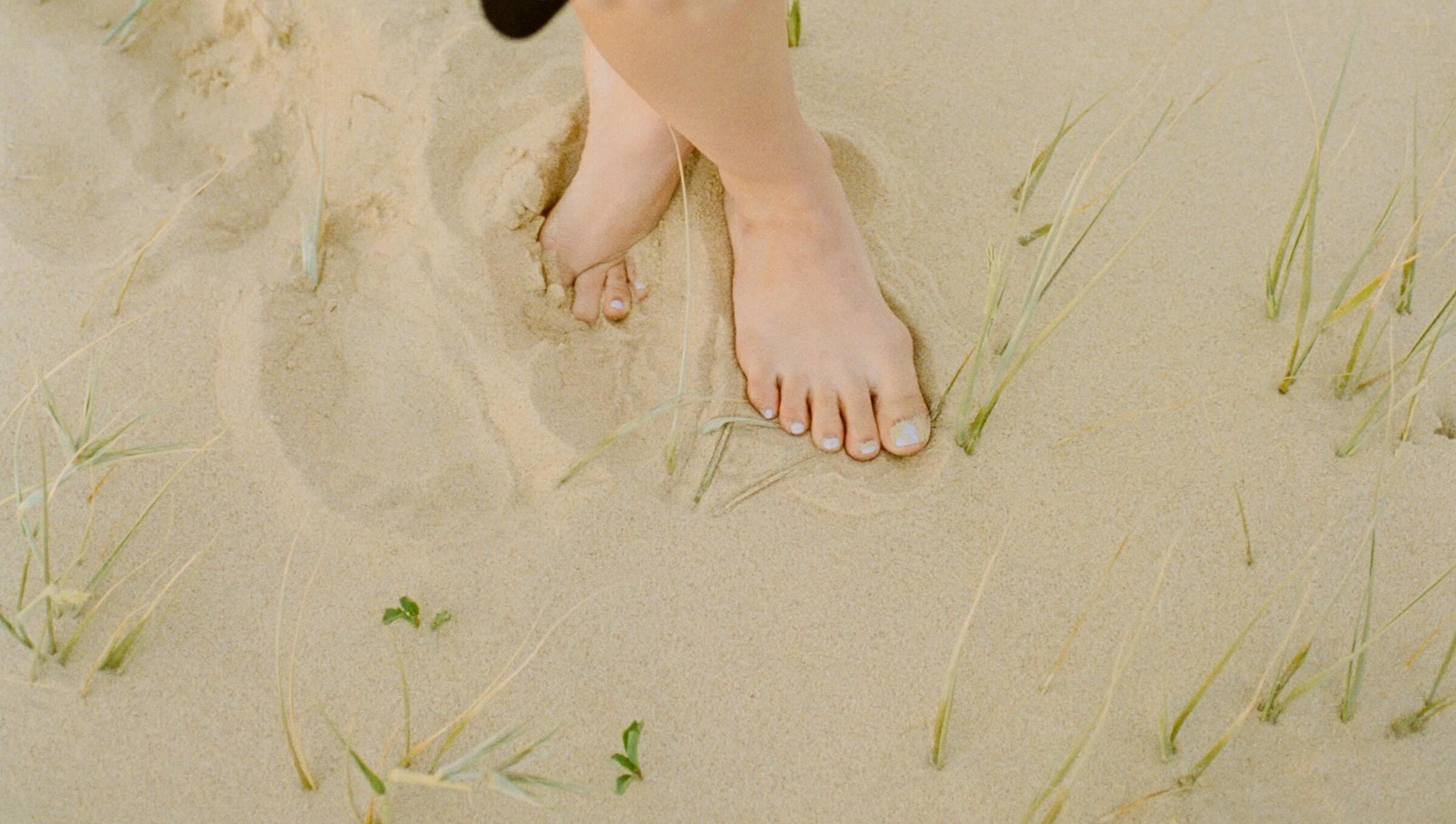 Feet in Sand